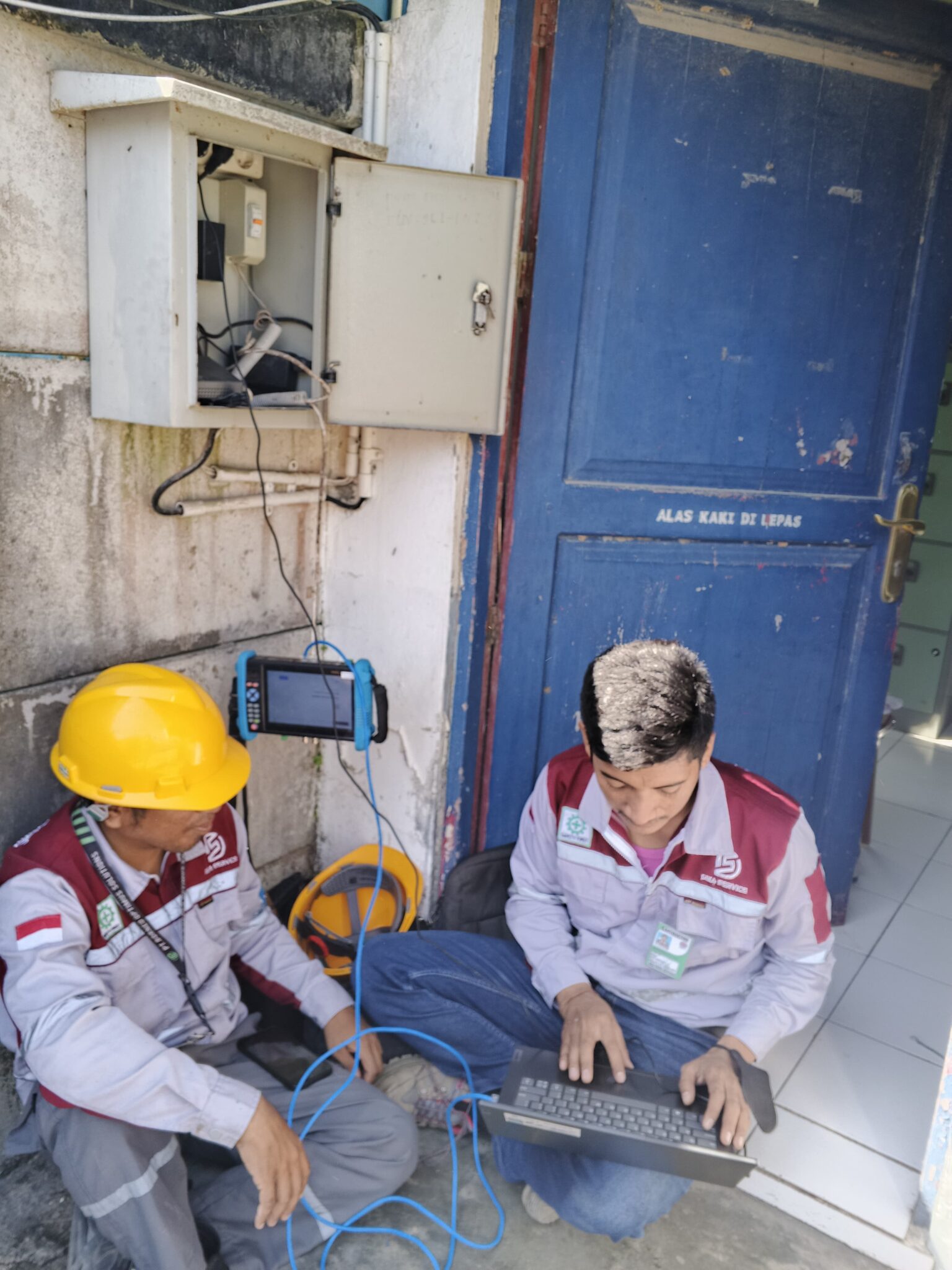 CV Dika Prima Solutions melakukan maintenance jaringan dan sistem CCTV di Batulicin